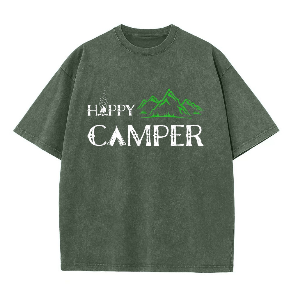 Summer Clothing Canada - T-shirt de camping Happy Camper pour