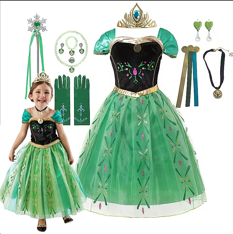 Summer Clothing Girls - Anna Costume pour enfants fille fantaisie