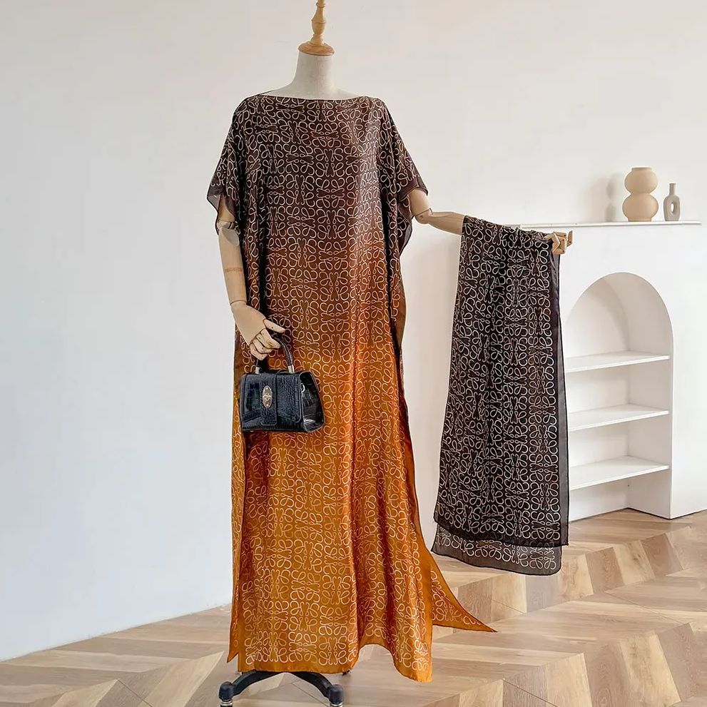 Summer Clothing For Older Women - Abaya – robe d'été en coton