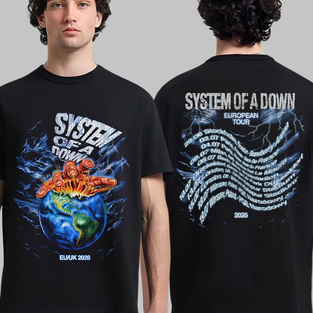 Womens Summer Clothing Uk - T-shirt System of A Down European