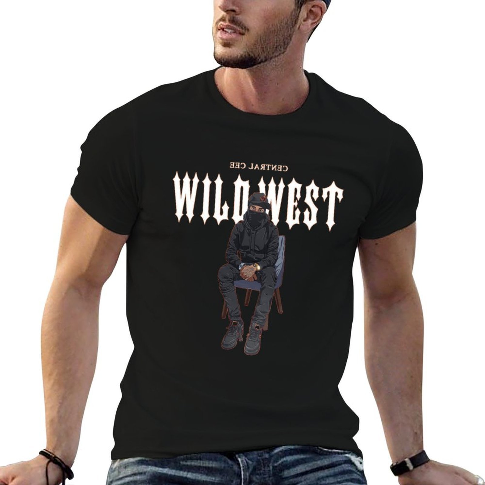 Summer Clothing Uk Men - Central Cee, rap, Wild West, Drill,