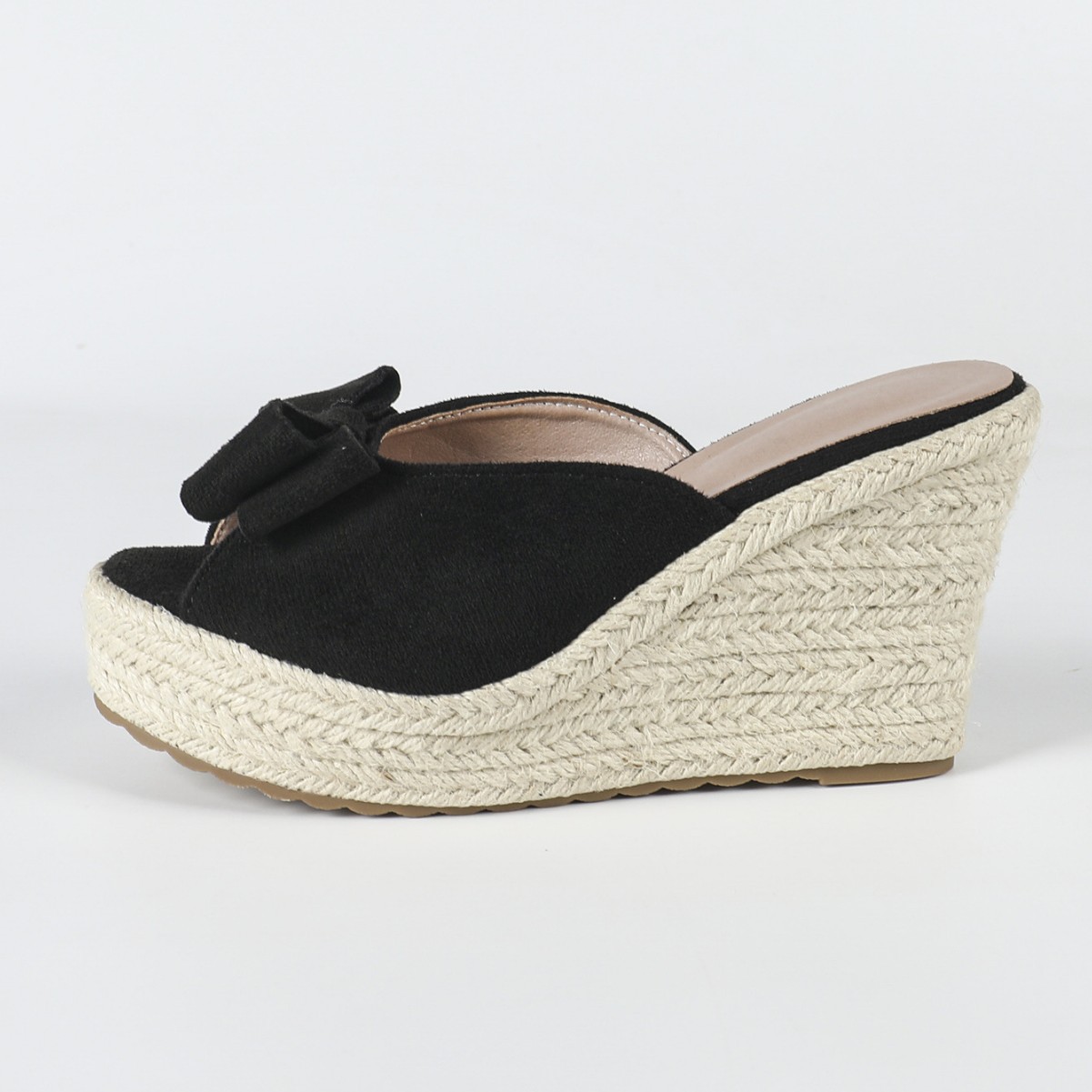Espadrille Sandal Women - LIHUAMAO – Escarpins compensés en daim