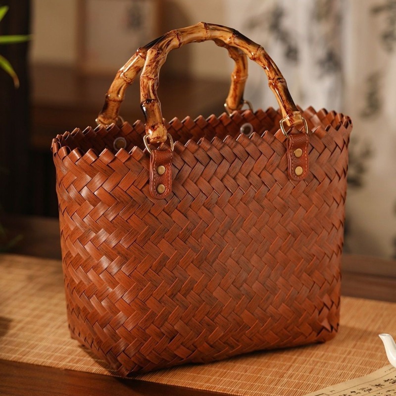 Beach Bag Straw - Sac à main artisanal pur fait