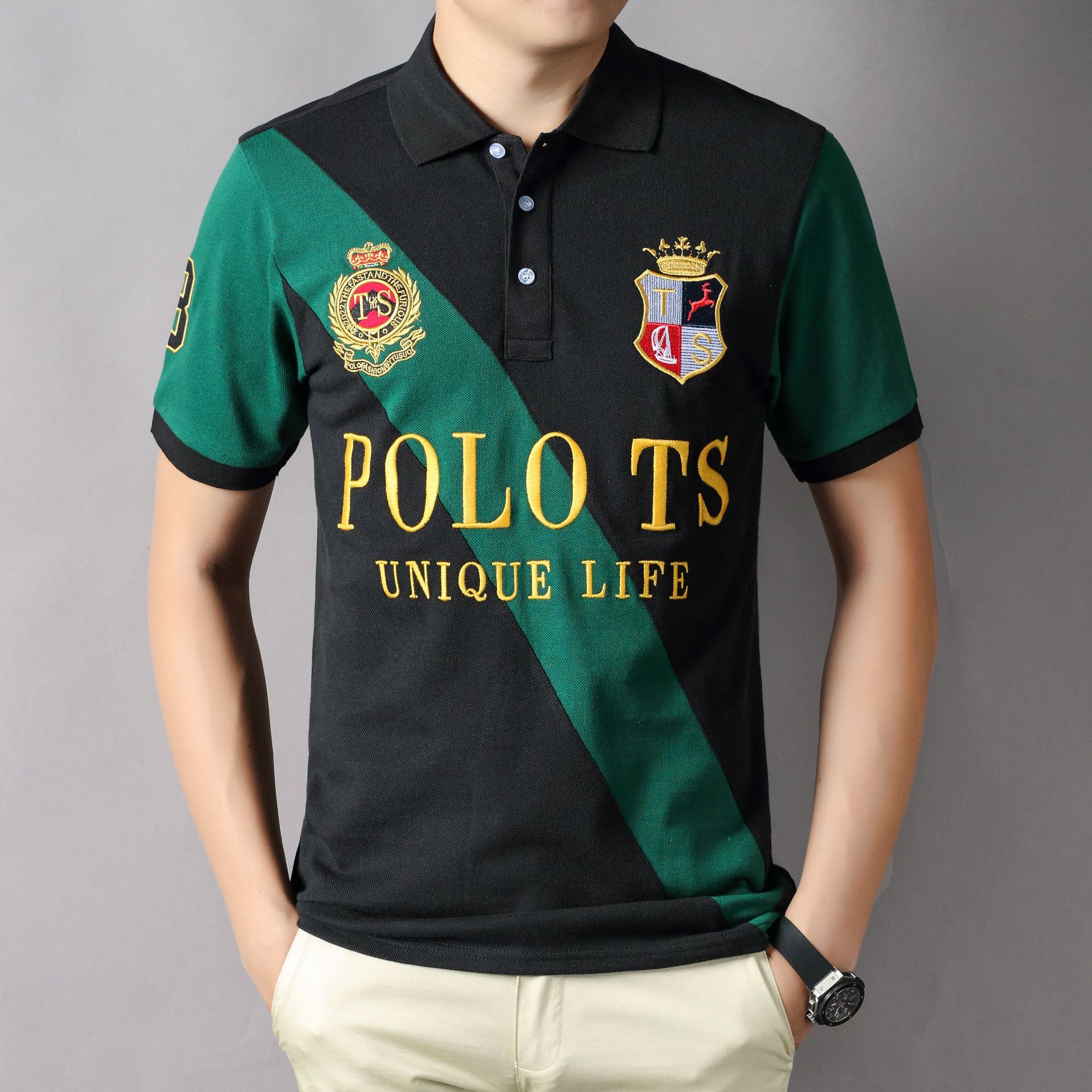 Summer Clothing Uk Men - Polo de sport britannique à manches