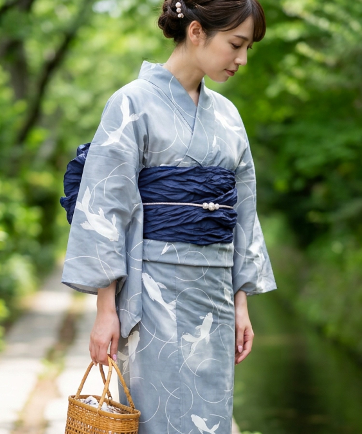 Summer Clothing Girls - Robe Traditionnelle Yukata Kimono en Coton