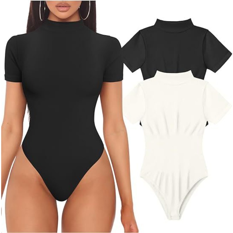 Summer Clothing Model - Body à col roulé et manches