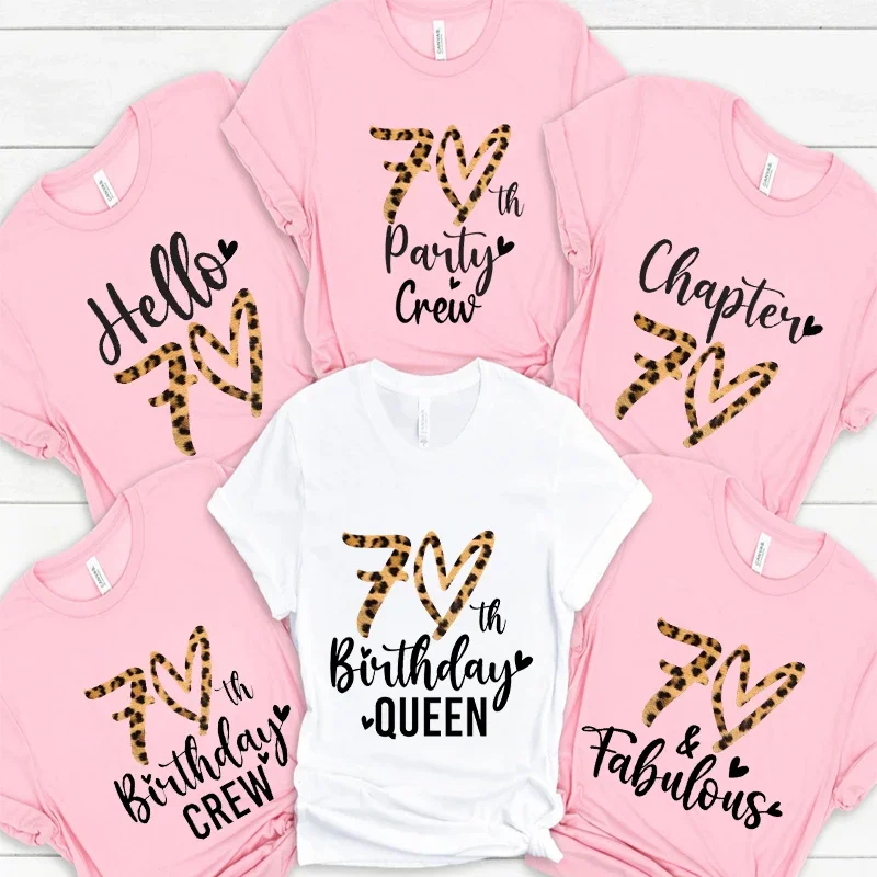 Summer Loving Clothing - T-shirt graphique Hello 70 Y-Leopard pour