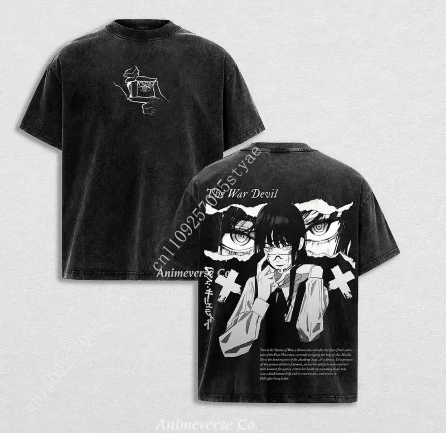 T-shirt graphique Anime Chains - Yours Summer Clothing avis et prix