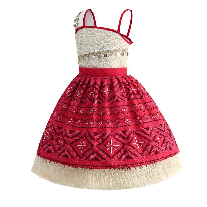 Robe de princesse Vaiana pour  - Summer Kids Clothing avis et prix
