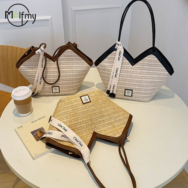 Dames sac de plage Vintage à l - Beach Bag Straw avis et prix