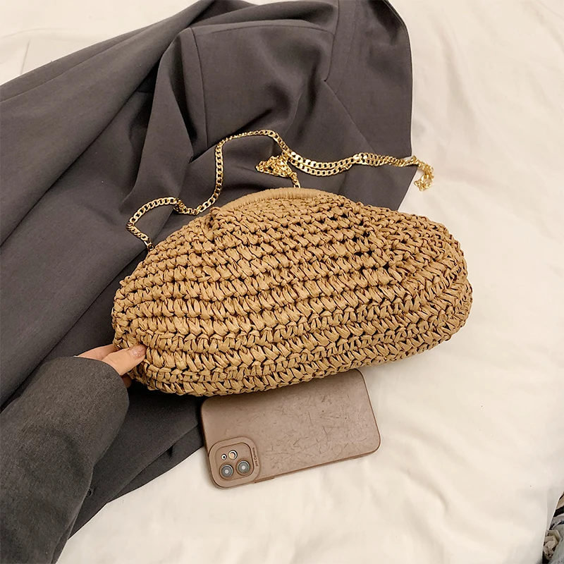 Sac à bandoulière tissé en pai - Beach Bag Straw avis et prix