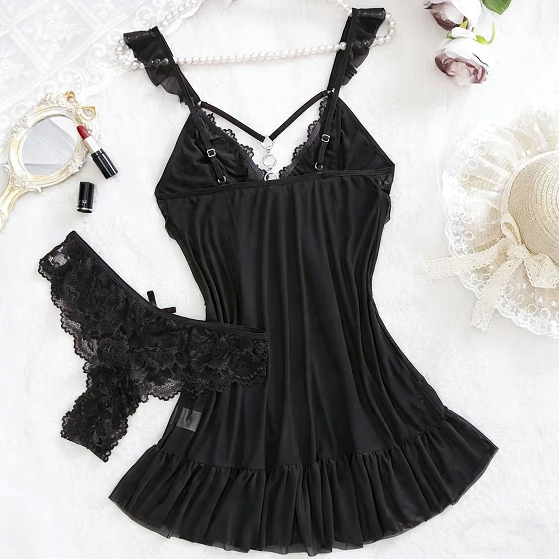 Nouvel ensemble de lingerie ro - Summer Nights Clothing avis et prix