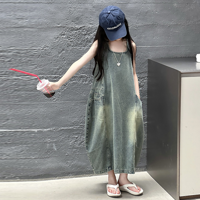 Robe en jean sans manches pour - Summer Clothing Girls avis et prix