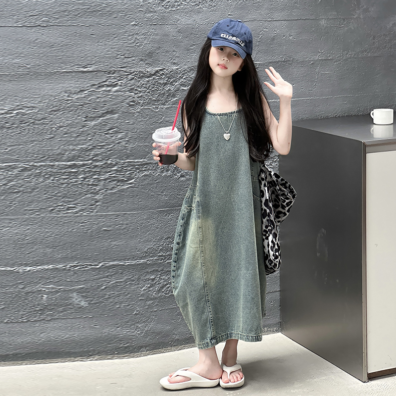 Robe en jean sans manches pour - Summer Clothing Girls avis et prix