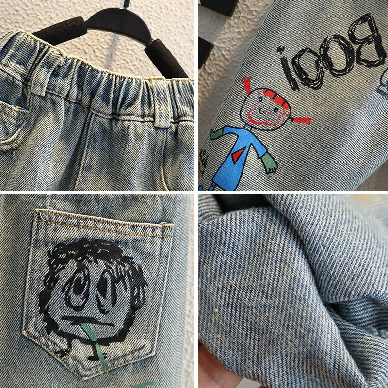 Bébé garçon jean pour enfants  - Summer Clothing Drawing For Kids avis et prix