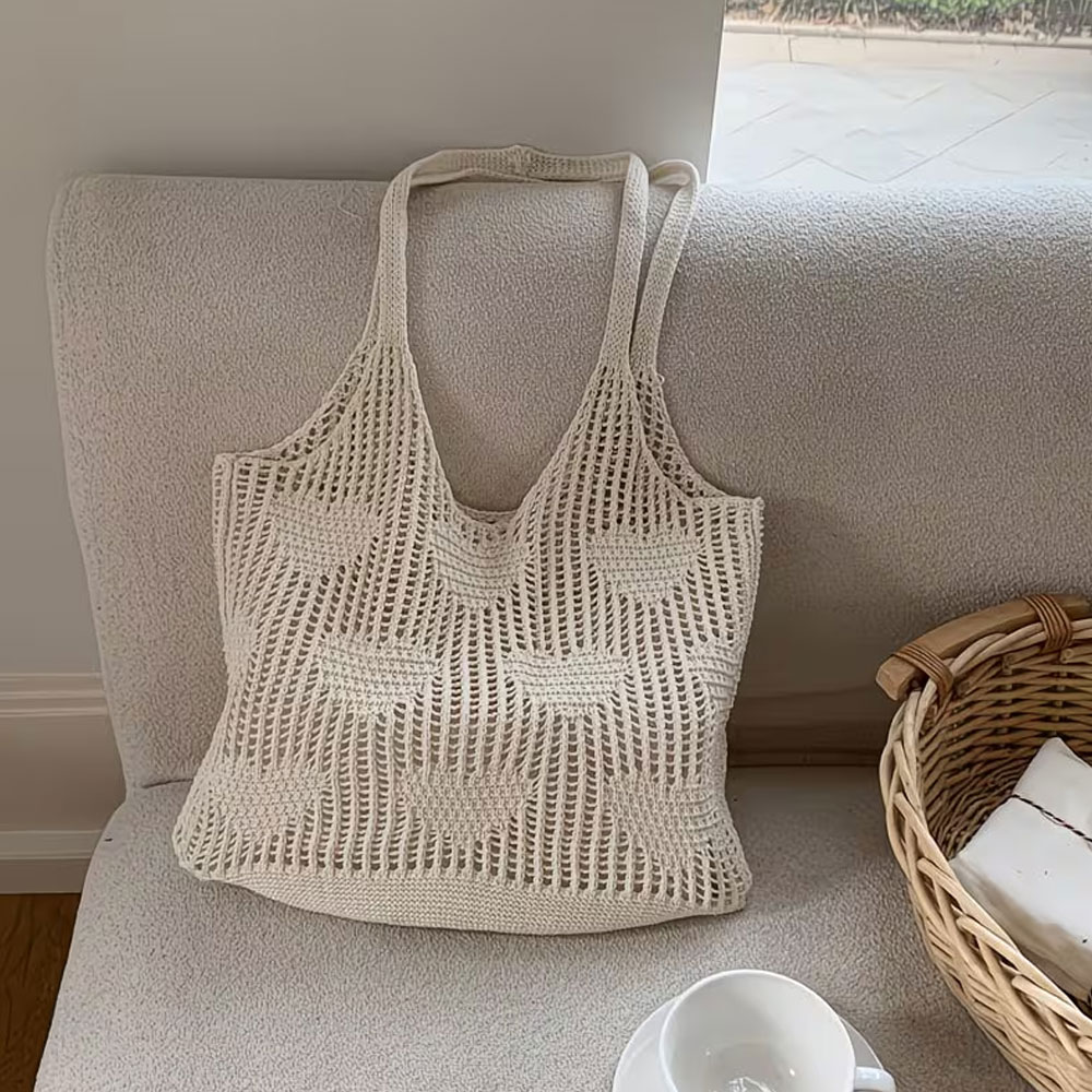 Sac à main en paille tissé à l - Beach Bag Straw avis et prix